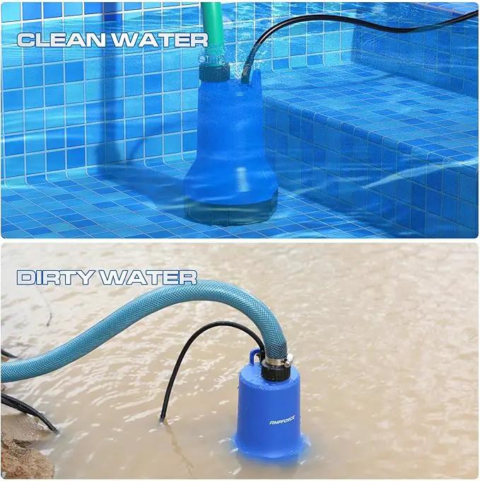 20V Cordless Submersible Water Transfer Pump, 1003 GPH Portable Sump Pump, 4.0Ah Battery Powered Water Pump Runtime 1H Ideal for Pool, Spa, Hot Tub, Garden, Flood Relief, and Outdoor Projects by GreenHaven Gardens