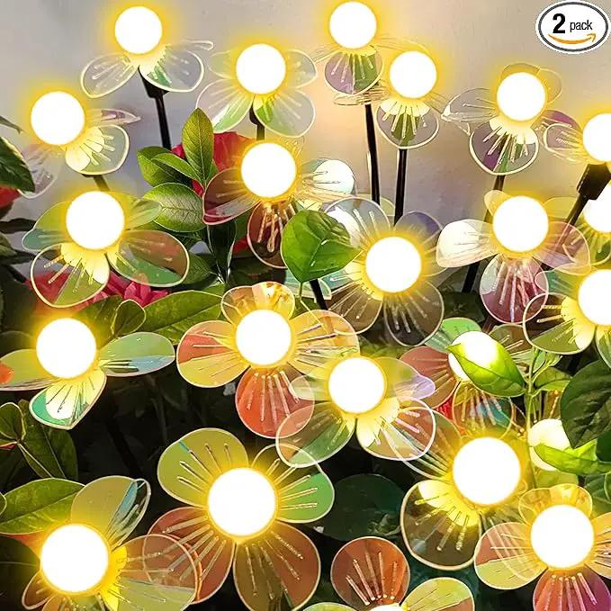 Solar Garden Lights Outdoor,New Upgraded Solar Firefly Lights Waterproof,Sway by Wind,Perfect Gardening Gifts for Women, Holiday Decoration by GreenHaven Gardens