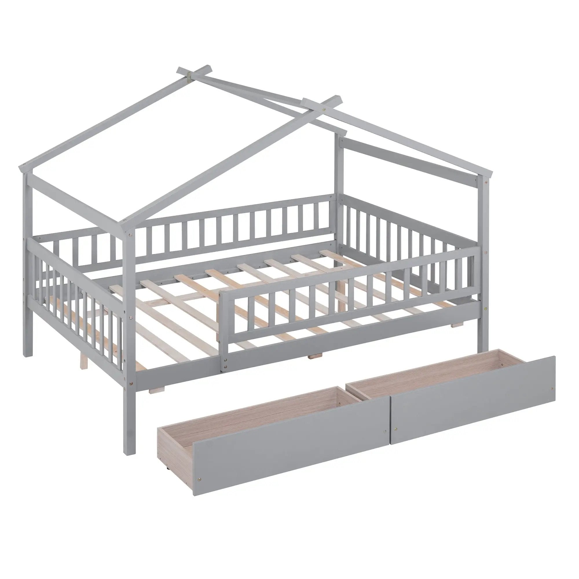 House Bed With 2 Drawers by HouseOfZazla