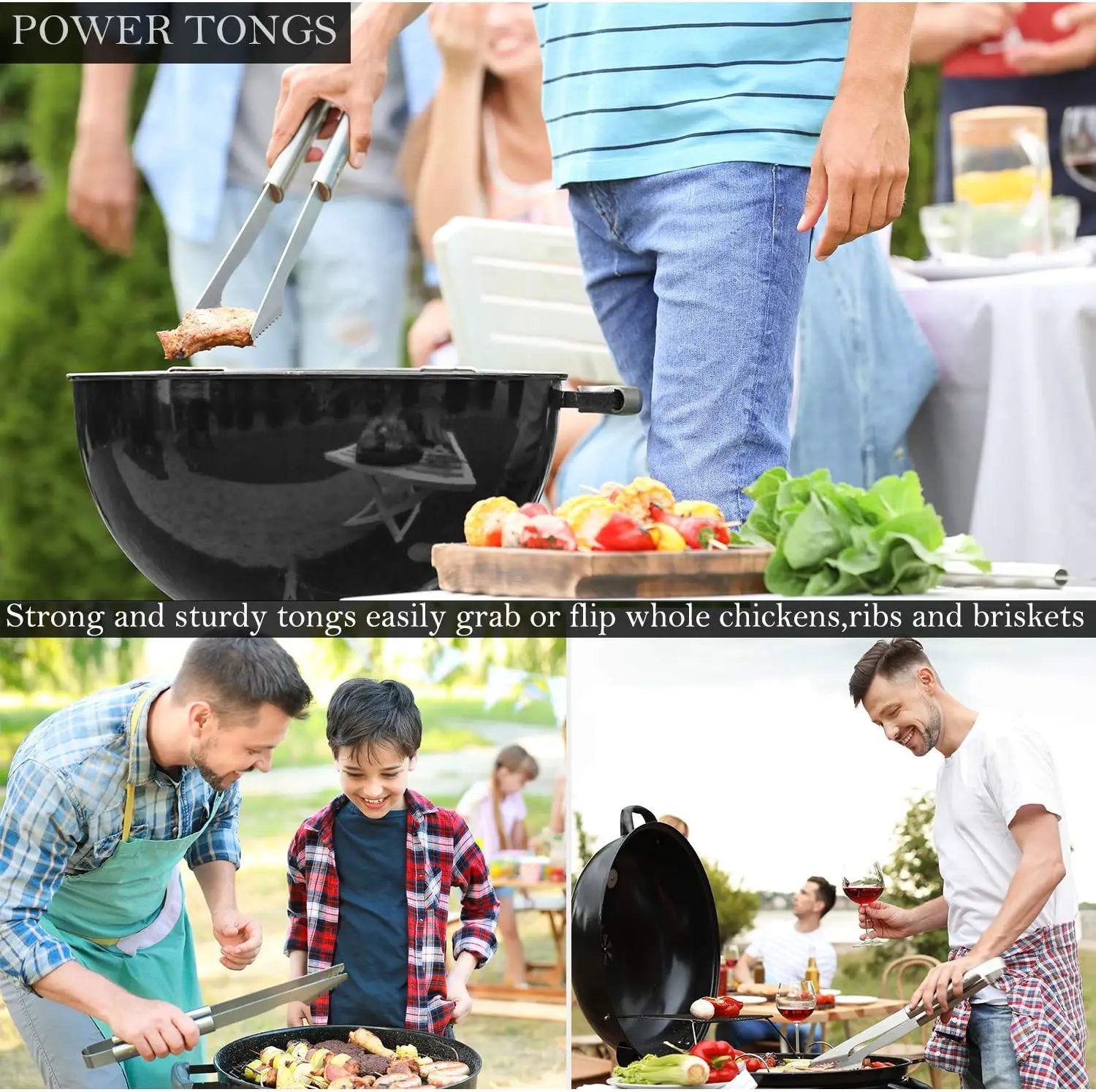 ROMANTICIST 30pcs Stainless Steel Grill Tool Set, Heavy Duty BBQ Grilling Accessories for Men Women, Non-Slip Grill Utensils Kit with Thermometer Mats in Aluminum Case for Fathers Day Silver by GreenHaven Gardens