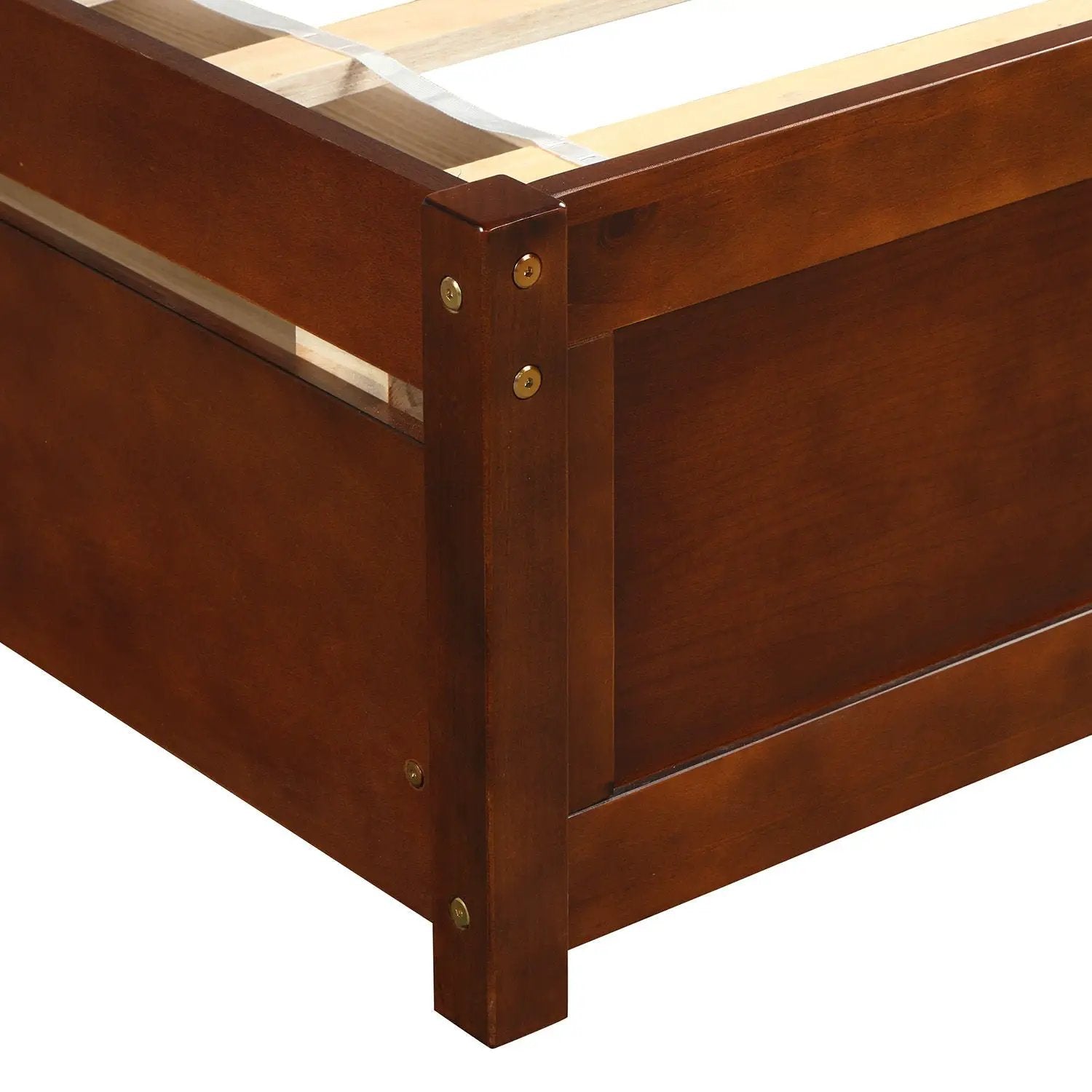 Platform Storage Bed Wood Bed Frame With Two Drawers And Headboard by Unique Piece Furniture