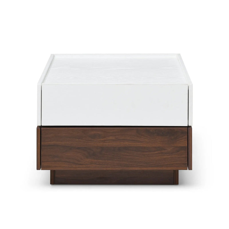 Rotating Coffee Table with 2 Drawers by HouseOfZazla