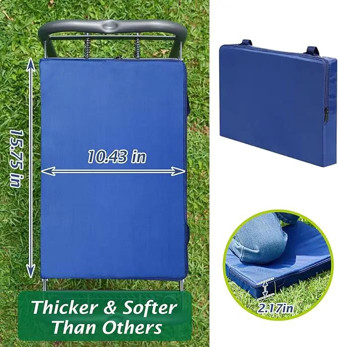 ikkle 838LB+ Capacity Garden Kneeler and Seat - Ultra Heavy Duty Stool Bench with Thick Soft Pad, Gift for Gardeners by GreenHaven Gardens