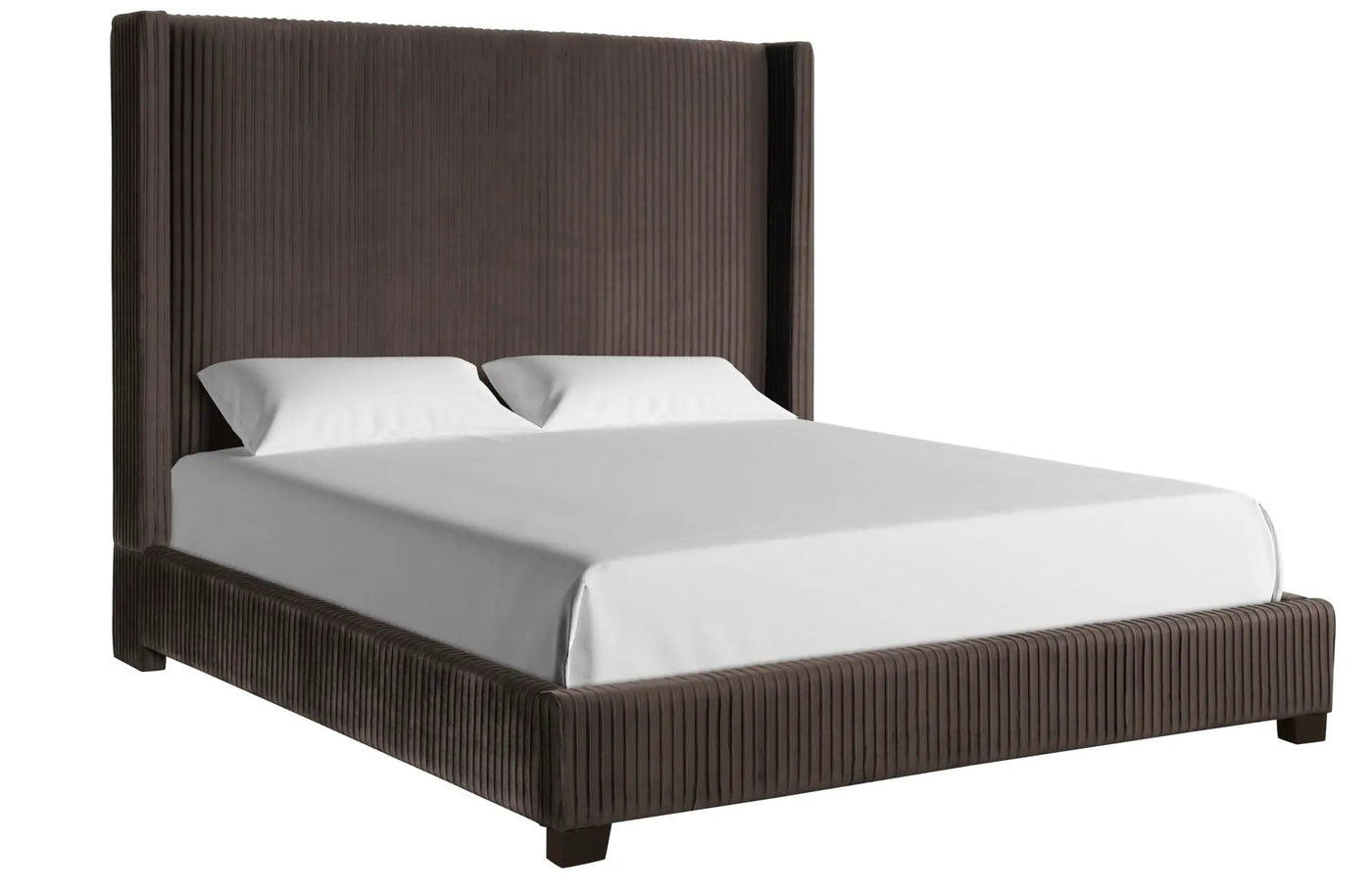 Upholstered Bed, Space-Saving Design by HouseOfZazla