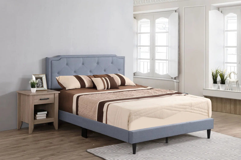 Button Tufted Bed Charming For Cozy Spaces by HouseOfZazla