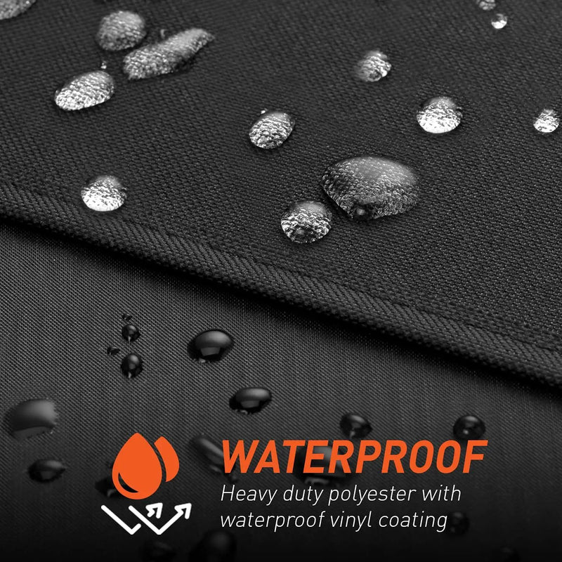 Small Grill Cover for Outdoor Grill 32 Inch, Heavy Duty Waterproof 2 Burner Gas BBQ Cover Compatible with Weber Spirit Charbroil Nexgrill with Collapsed Side Tables by GreenHaven Gardens