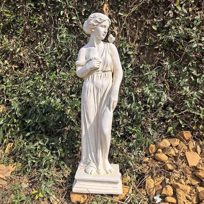 Outdoor Statue, Nymph Sculpture Goddess of Greek Mythology Roman Style for Garden Patio Yard Lawn Porch Decor (Nymph) by GreenHaven Gardens