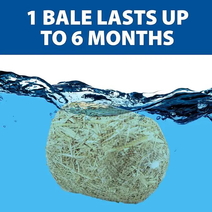 The Pond Guy Straw Barley Bale for Water Gardens, Fountains & Small Koi Ponds, Natural Clarifier, Simple & Easy to Use Pond Maintenance, 1-Pound Bale by GreenHaven Gardens