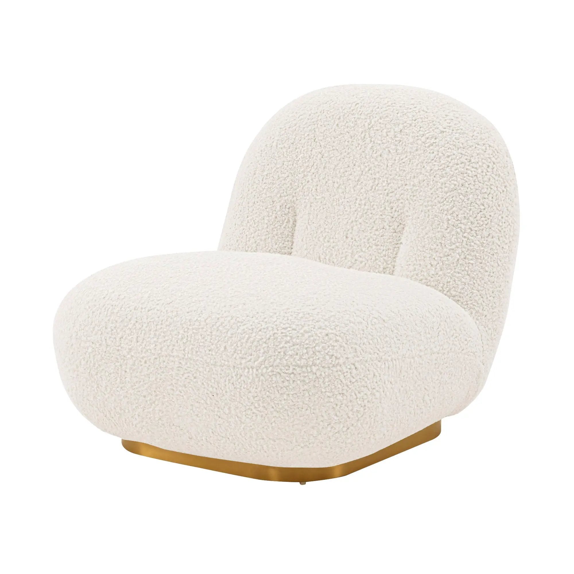 Edina - Lounge Accent Chair - White by HouseOfZazla