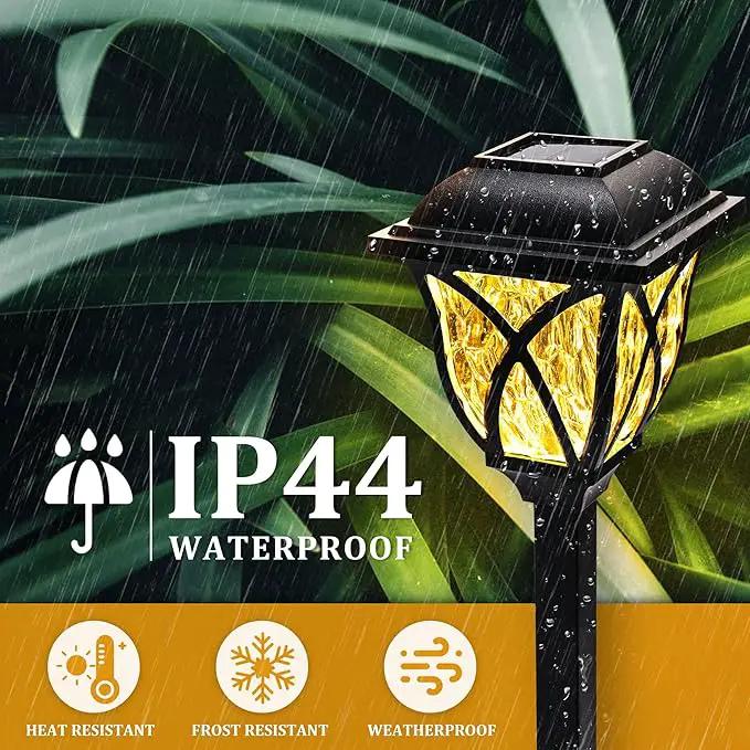 GIGALUMI Solar Lights Outdoor Waterproof, 8 Pack LED Solar Garden Lights, Solar Lights for Outside, Garden Decor for Yard, Patio, Landscape, Planter, Walkway (Warm White) by GreenHaven Gardens