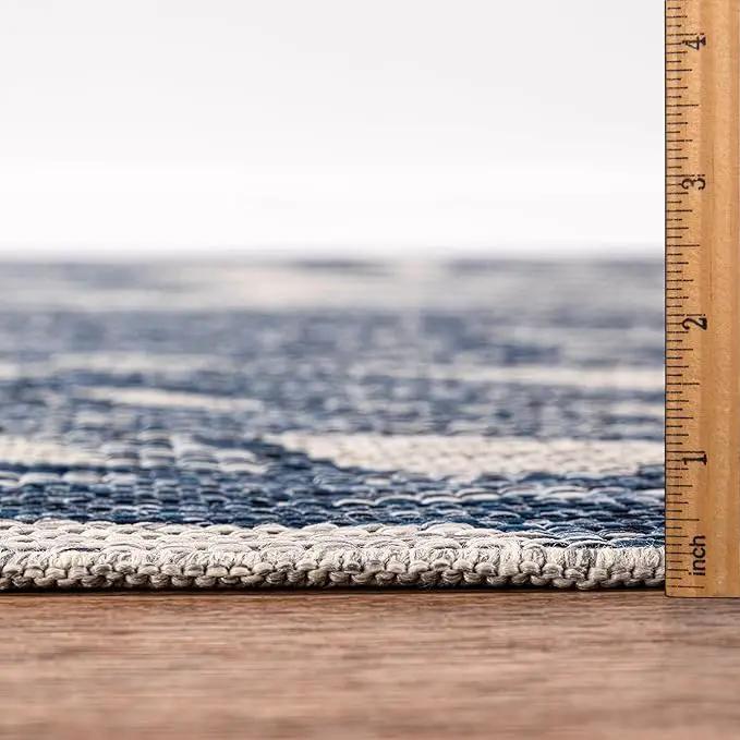 Keen Home Design Terrace Outdoor Area Rug - 8x10 Washable Indoor/Outdoor Rug for Patio, Kitchen, Balcony, Beach, Garden, Deck and Porch, Size: 7'7"x10' by GreenHaven Gardens