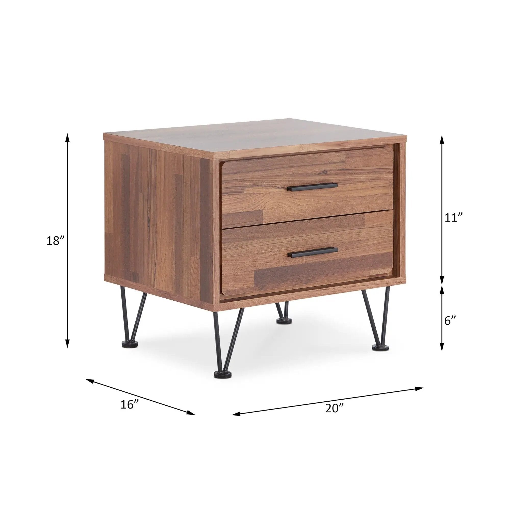 Deoss - Accent Table - Walnut by HouseOfZazla