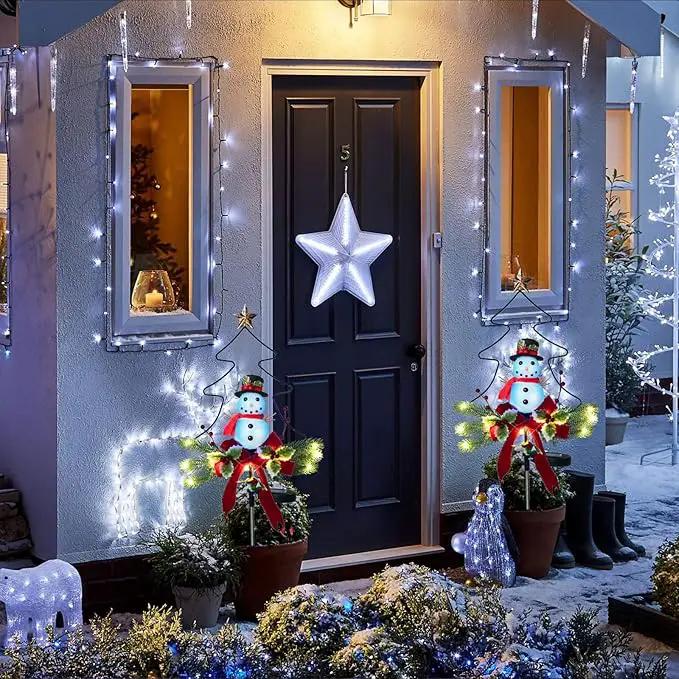 2 Pack Total 400 LED White Solar Christmas Lights, 75.5 Ft 8 Modes Solar String Lights Outdoor Waterproof, Solar Lights for Christmas Wedding Decor Tree Party Patio Decorations by GreenHaven Gardens