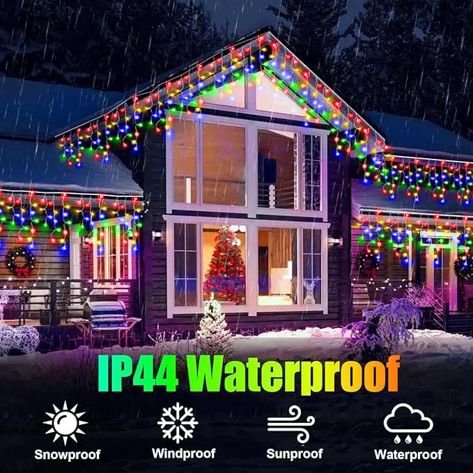 49FT 450LED F8 Upgraded Christmas Lights Decorations - 8 Modes Waterproof Outdoor Fairy String Lights With Memory and Timer - Plug-in for Holiday, Party, Wedding, Home, Roof by GreenHaven Gardens