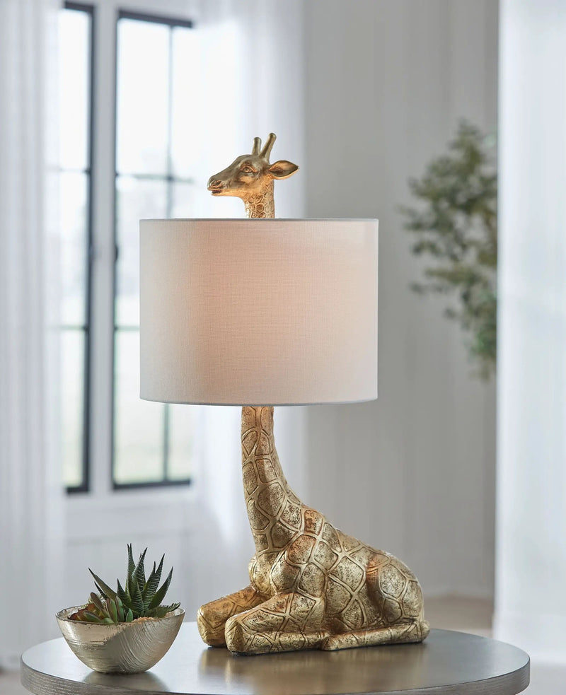 Ferrison - Poly Table Lamp - Gold Finish by Unique Piece Furniture