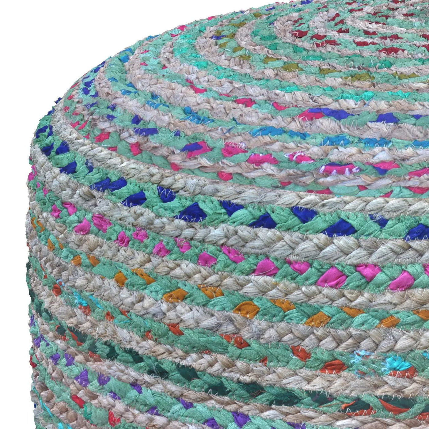Margo - Handcrafted Round Pouf by Unique Piece Furniture