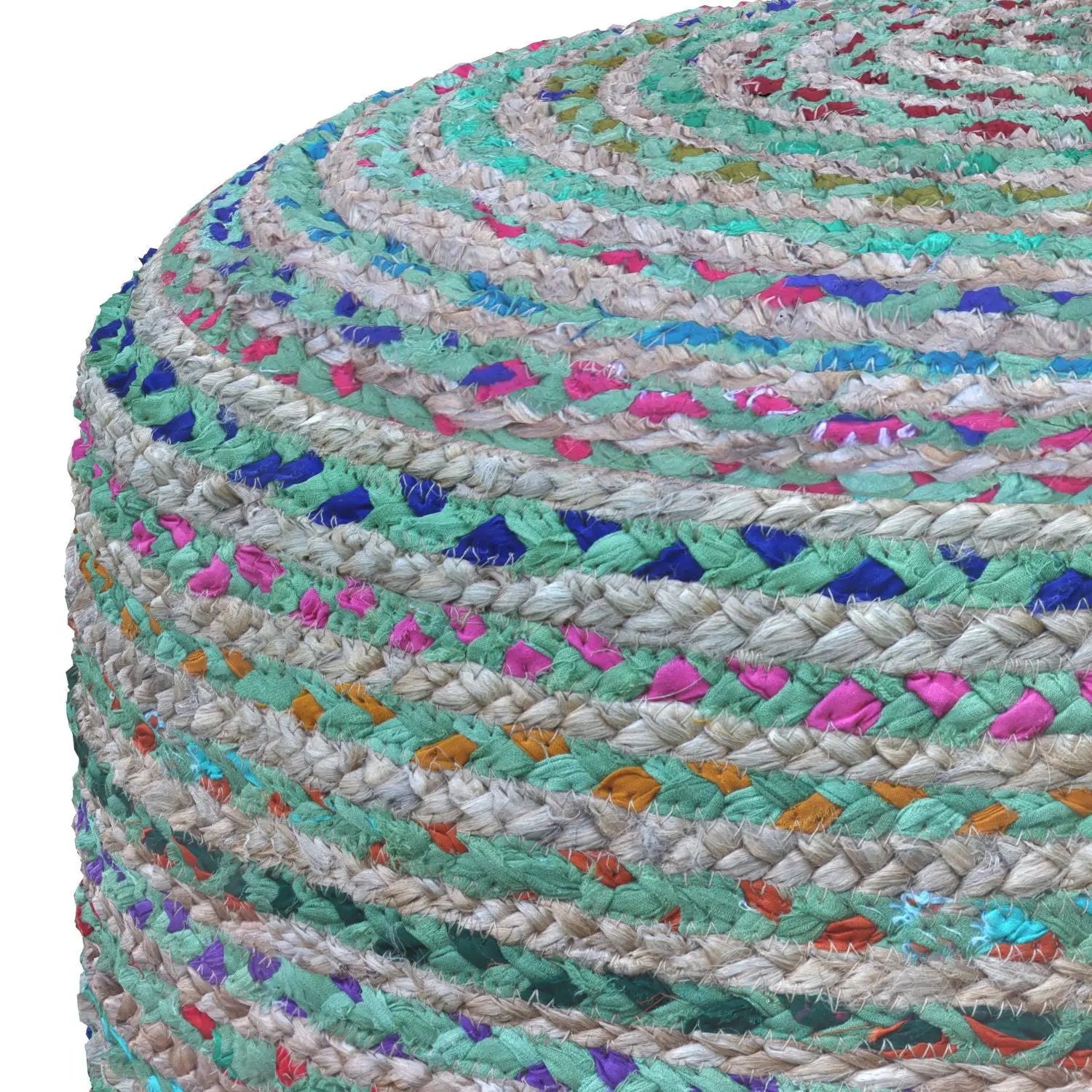 Margo - Handcrafted Round Pouf by Unique Piece Furniture