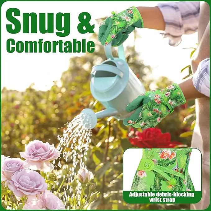 HANDLANDY Women Safety Work Gloves Utility Touch Screen Working Grip Glove for Yardwork Gardening Breathable Mechanic Gloves by GreenHaven Gardens