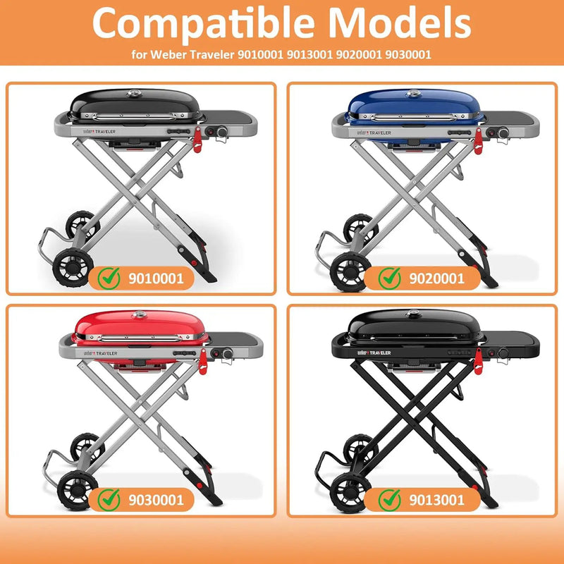 7034 Cast Iron Griddle for Weber 9010001 Traveler Portable Gas Grill, Replacement for Weber9010001, 9013001, 9020001 Gas Grill Accessories, Compatible with Weber Traveler Griddle Part by GreenHaven Gardens