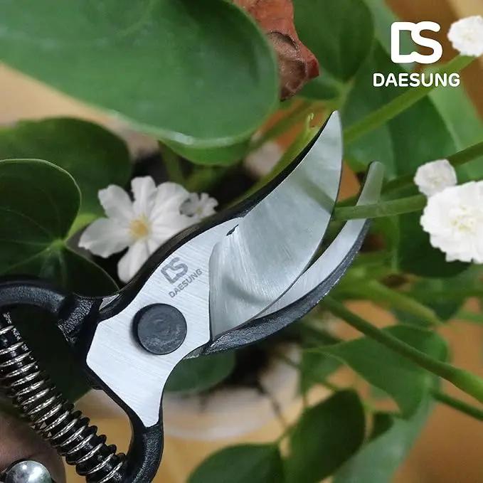 DAESUNG Bypass Pruning Shears For Gardening, Bypass Pruner For Gardening Heavy Duty, Bypass Pruners, Garden Shears Pruning Heavy Duty, with 5/8 Inch Cutting Capacity VGS-001 (Made in Vietnam) by GreenHaven Gardens