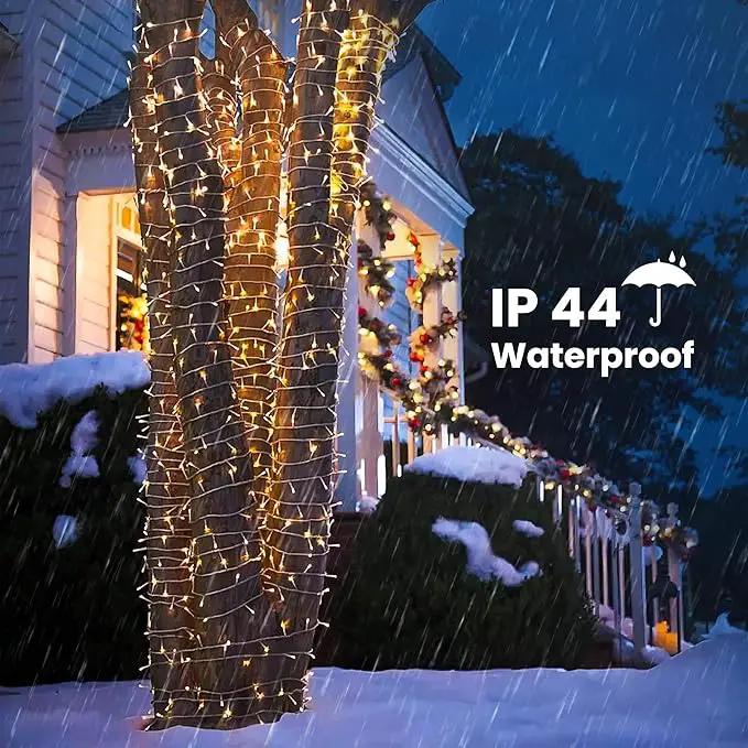 Warm White 75 Ft 200 LED Christmas String Lights - Connectable, 8 Modes, Timer, Waterproof Fairy Twinkle Lights for Christmas Party, Garden, Patio, Home, Holiday, Xmas Tree Decorations by GreenHaven Gardens