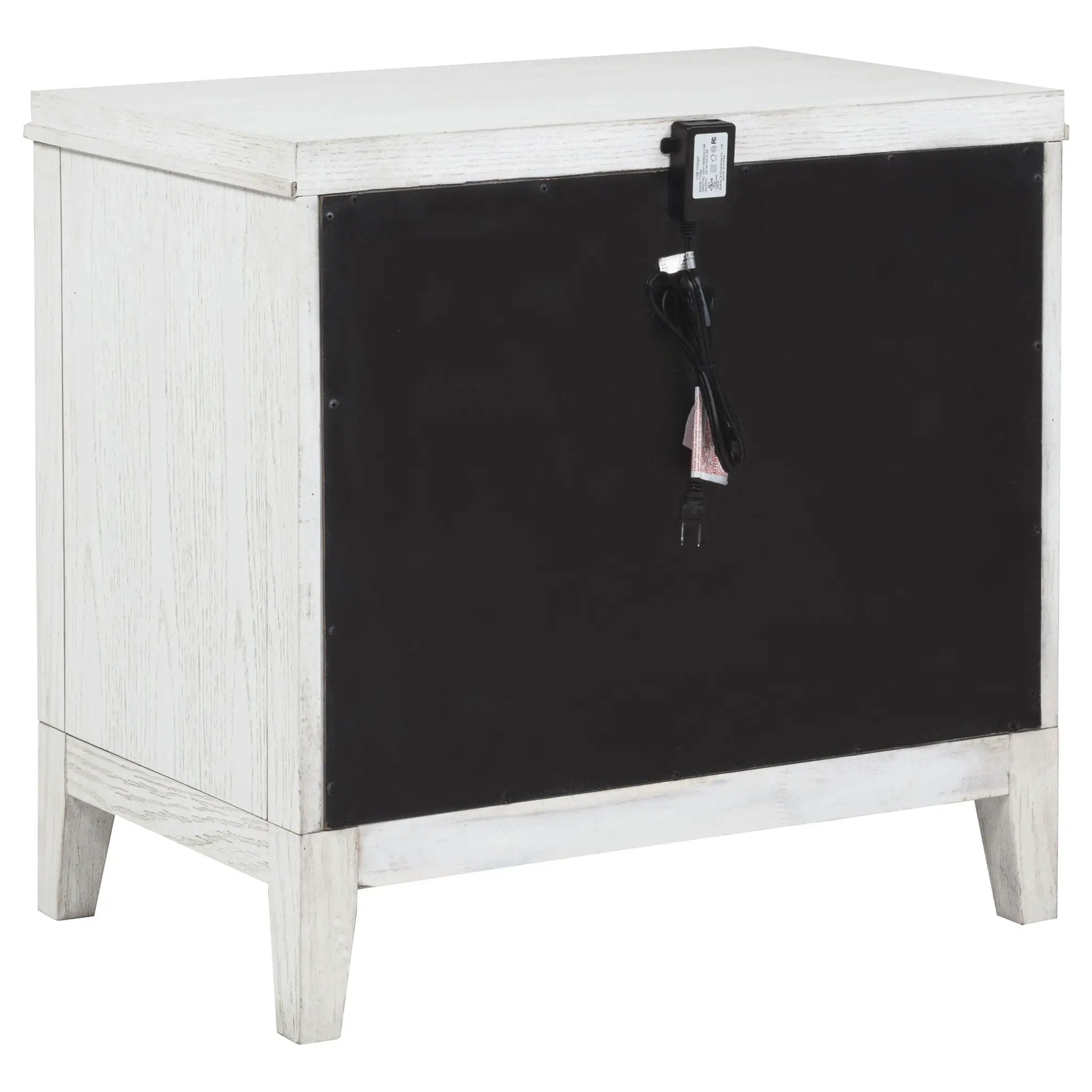 Marielle 2-drawer Nightstand Bedside Table Distressed White by Unique Piece Furniture