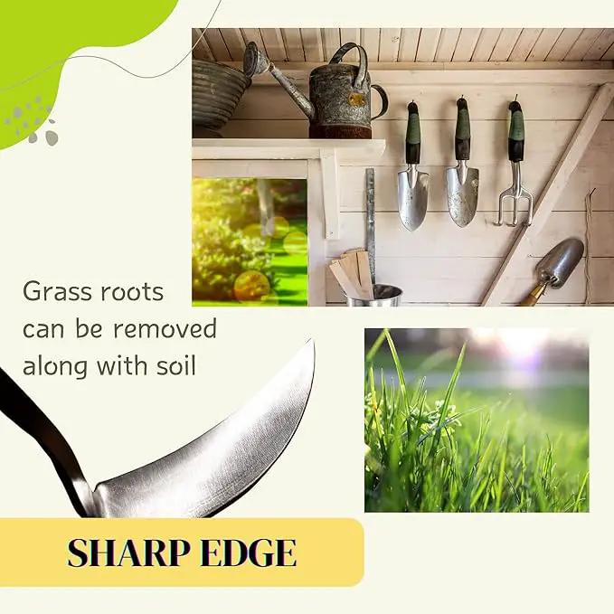Japanese Gardening Tool Hand Weeder Kana Hoe Made in Japan by GreenHaven Gardens