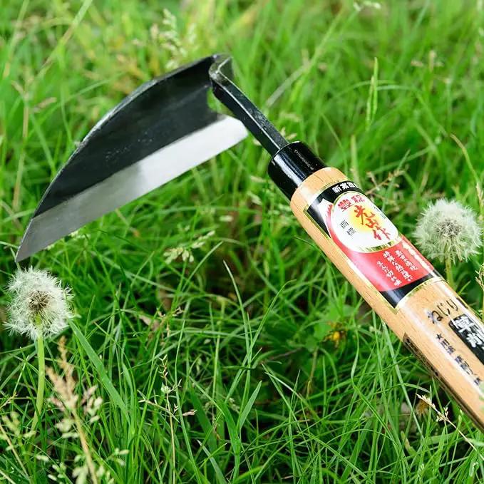 Garden Weeding Sickle Twisted Sickle High Carbon Steel Gardening tools garden hand weeding hoe weeder by GreenHaven Gardens