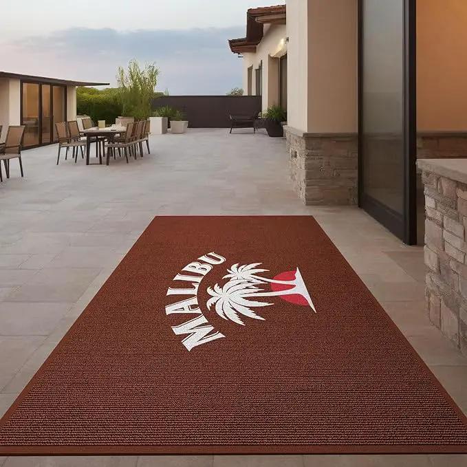 Custom Commercial Personalized Doormat Floor Mat Entryway Area Rugs Welcome Carpet for Business Home Indoor and Outdoor Non Slip Washable Durable by GreenHaven Gardens