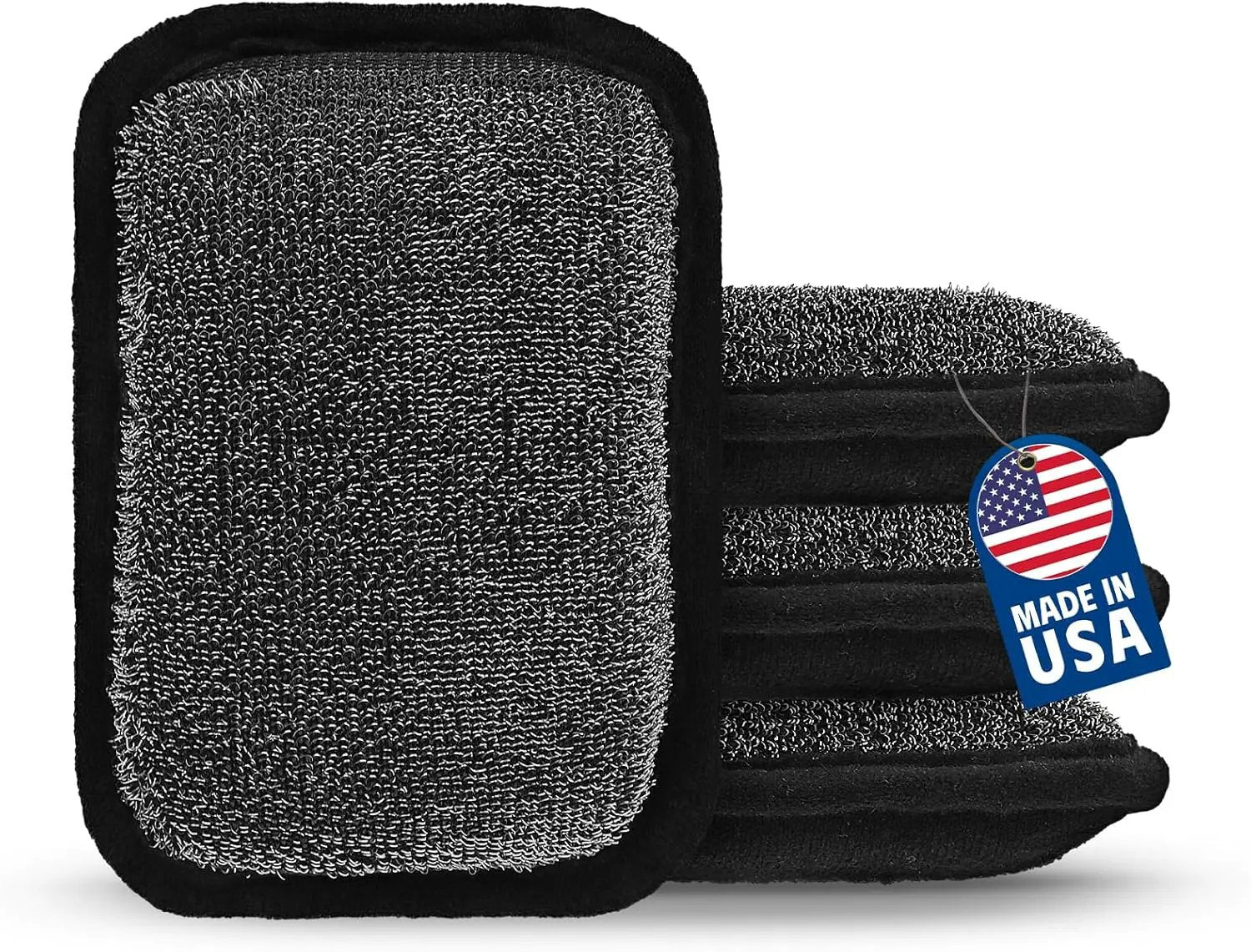 MEKER Grill Brush Bristle Free Replacement Pad, Ultra Safe Cleaning, Grill Cleaner Pad, Grill Brush Replacement Pad, 4 PCS by GreenHaven Gardens