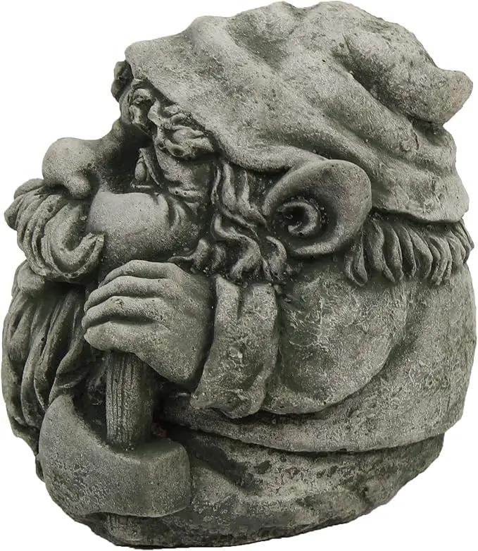 Gnome with Axe Home and Garden Statues by GreenHaven Gardens