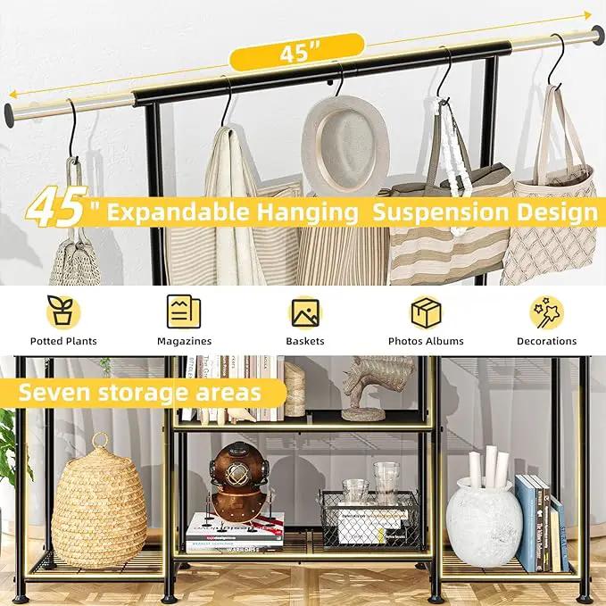 Simple Trending Plant Stand Indoor Outdoor, Metal 3 Tier Tall Hanging Plant Shelf for Multiple Flower Planter Large Heavy Duty Ladder Plant Holder for Garden, Black by GreenHaven Gardens