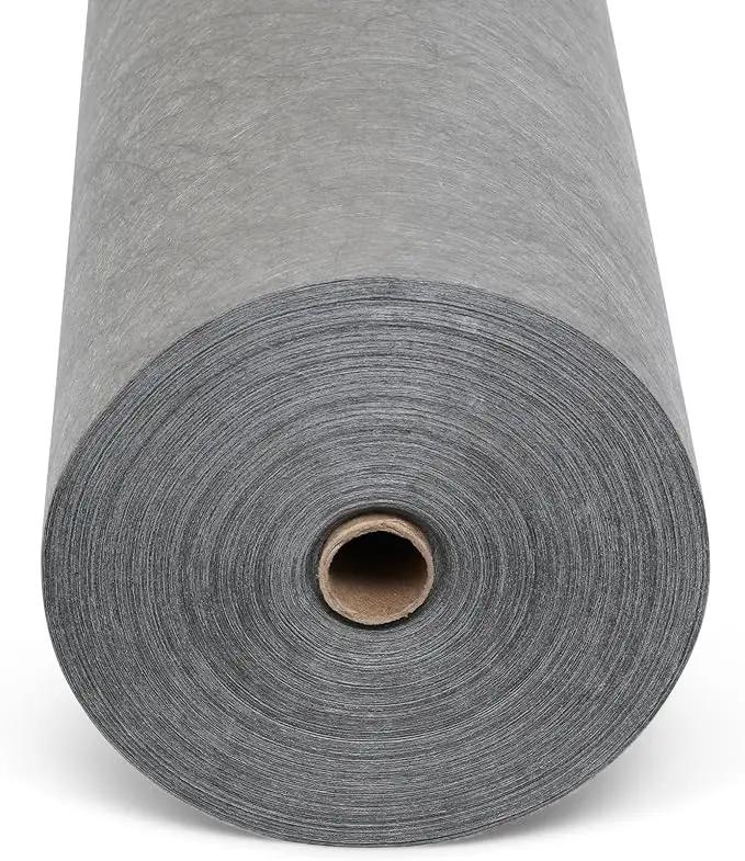 Hanes Geo Nonwoven Landscape Fabric 6' x 300' – Heavy Duty Weed Barrier for Commercial Landscaping, Walkways & Erosion Control (Gray) by GreenHaven Gardens