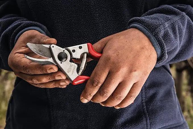 Felco F16 Pruning Shears – 7.7" Garden Clippers for Left-Handed Users with Bypass & Anvil Blades | Hand Pruners for Gardening | Garden Tool Cutter with Aluminum Handle, Lightweight Swiss Precision by GreenHaven Gardens