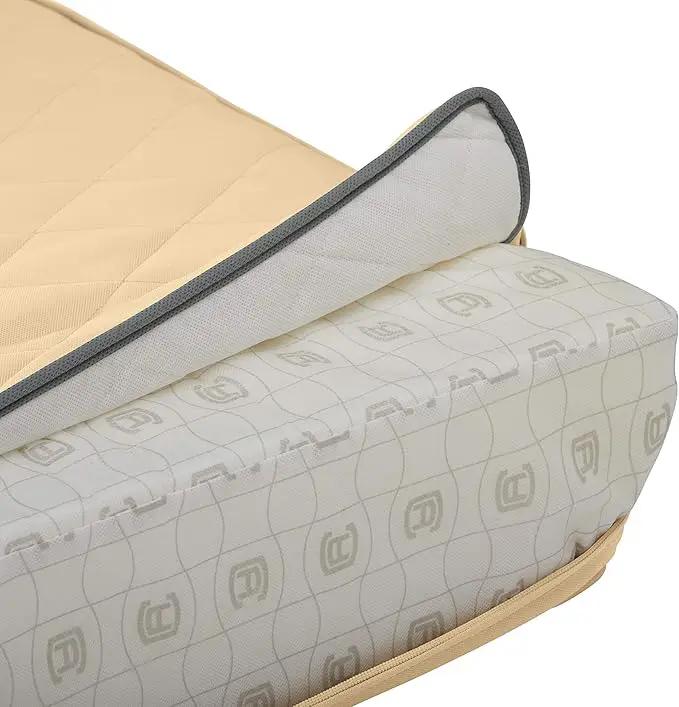 Classic Accessories Montlake FadeSafe Water-Resistant 21 x 20 x 4 Inch Wide Back Patio Quilted Lounge Cushion, Chamomile