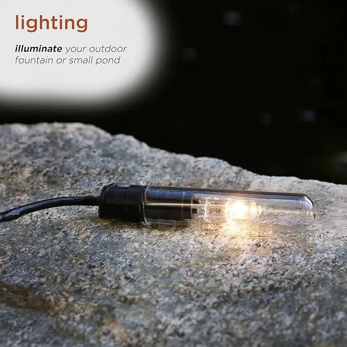 Alpine Corporation Outdoor Submersible Waterfall, Pond, and Fountain Halogen Lights by GreenHaven Gardens