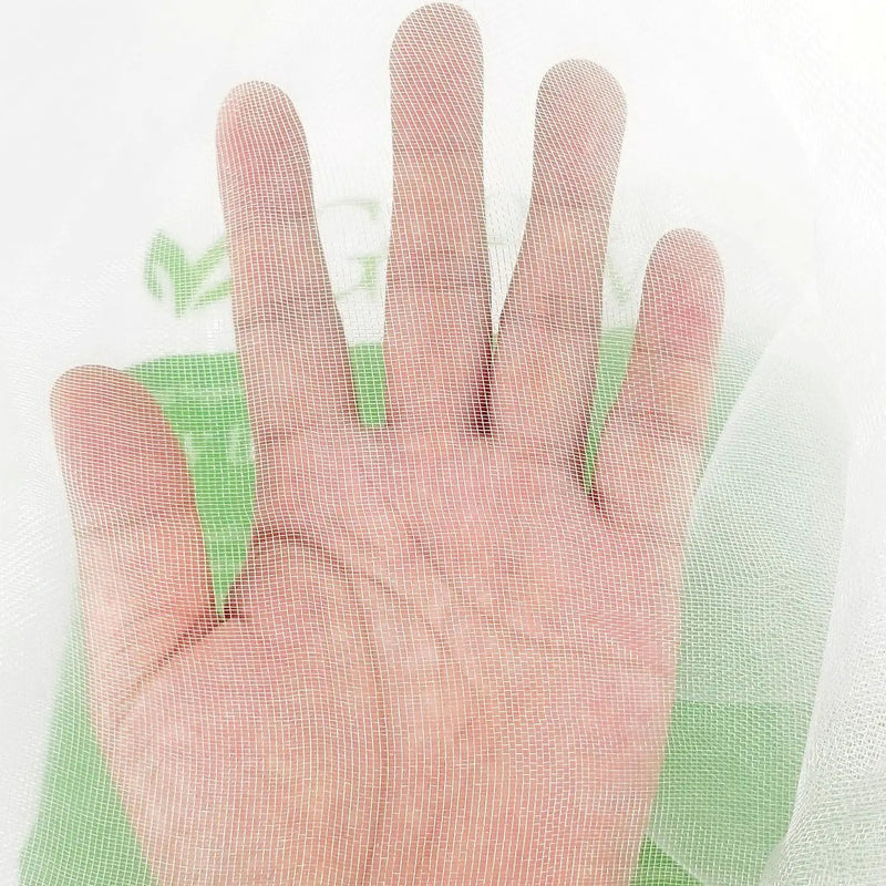 5x10Ft Mosquito Bug Insect Bird Fine Mesh Net Barrier Hunting Blind Garden Screen Netting for Protect Your Plant Fruits Flower by GreenHaven Gardens