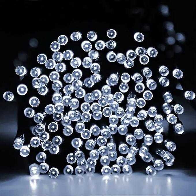 Dazzle Bright 300 LED Christmas String Lights, 100 FT Connectable Waterproof String Lights Green Wire with 8 Modes, Christmas Decorations for Indoor Outdoor Xmas Party Yard Garden (White) by GreenHaven Gardens