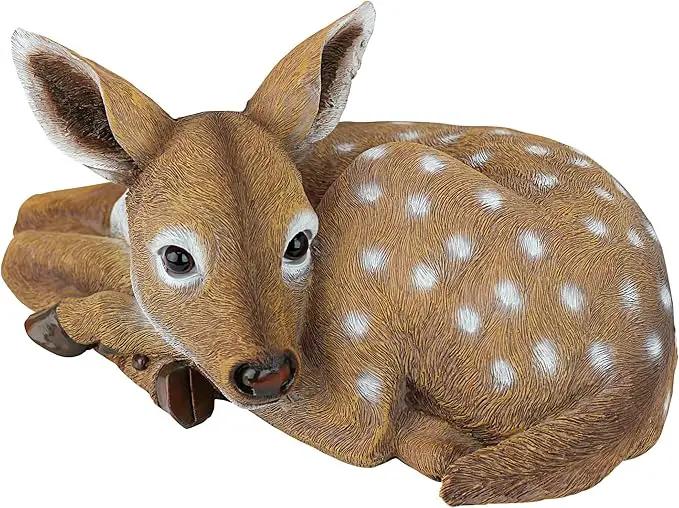 Design Toscano Hershel, the Forest Fawn Baby Deer Statue by GreenHaven Gardens