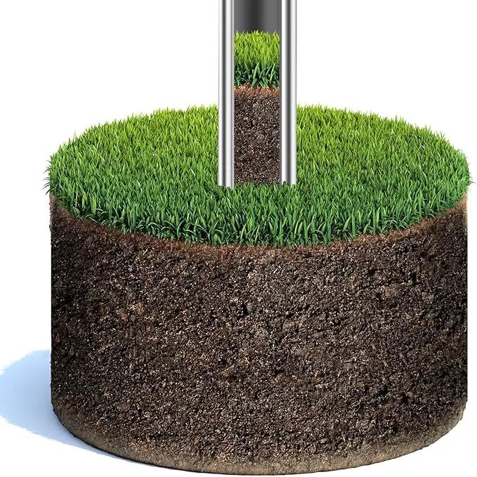 Soil Sample Probe, 36 Inch Soil Probe Rod, Ground Probe Rod, My Soil Test Kit, Stainless Steel Soil Sampler Tool for Soil Sampling, Gardening by GreenHaven Gardens