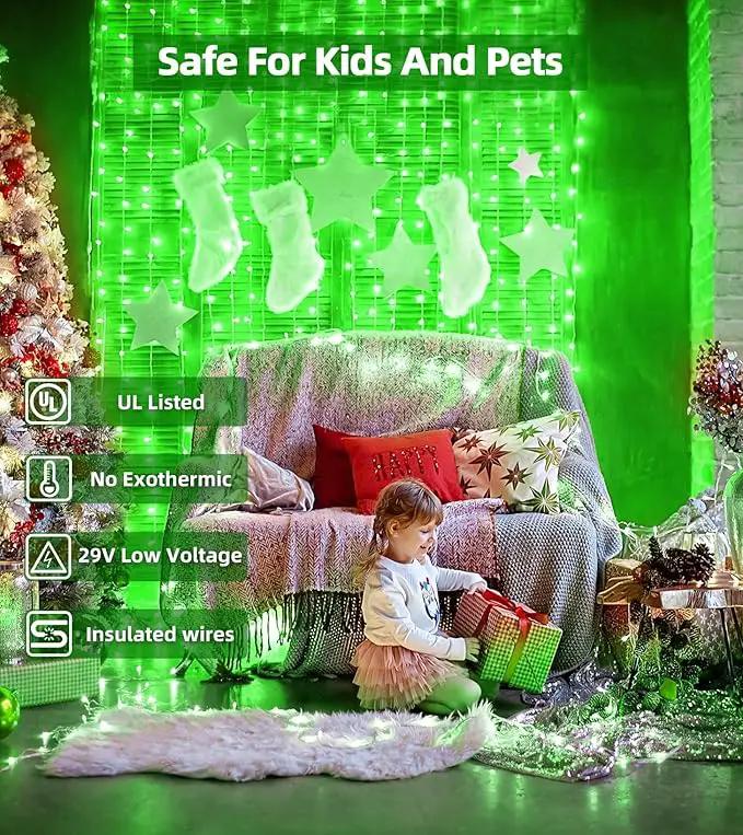750 LED 246FT Christmas Lights Outdoor, Super Long Waterproof Christmas String Lights with 8 Modes, Christmas Tree Lights with Timer Memory for Fence Garden Xmas Wedding Party DecorGreen by GreenHaven Gardens