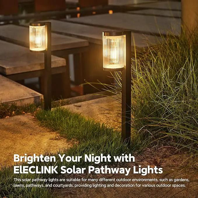 Solar Pathway Lights Outdoor, 6 Pack Upgraded Outdoor Solar Lights for Outside Super Bright Up to 12Hrs, IP65 Waterproof Solar Garden Lights for Yard Landscape Path Walkway Decoration by GreenHaven Gardens