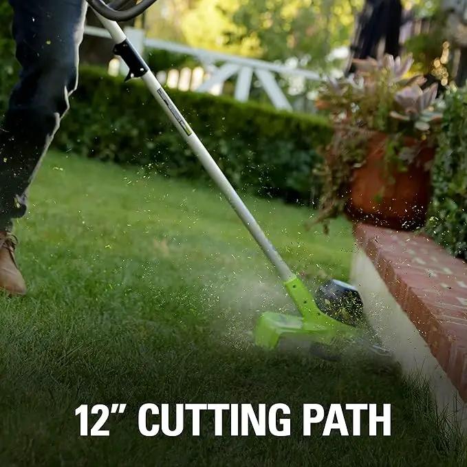 Greenworks 40V 12-Inch Cordless String Trimmer, Battery and Charger Not Included, BST4000 by GreenHaven Gardens