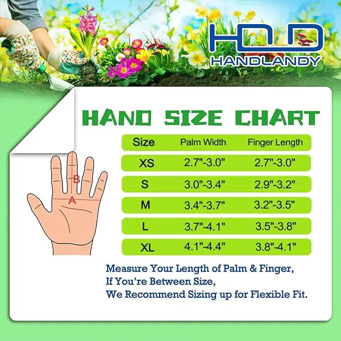 HANDLANDY Rose Pruning Gardening Gloves for Men & Women, Thornproof Long Gauntlet Gloves, Pigskin Leather - Breathable & Durability (Medium) by GreenHaven Gardens