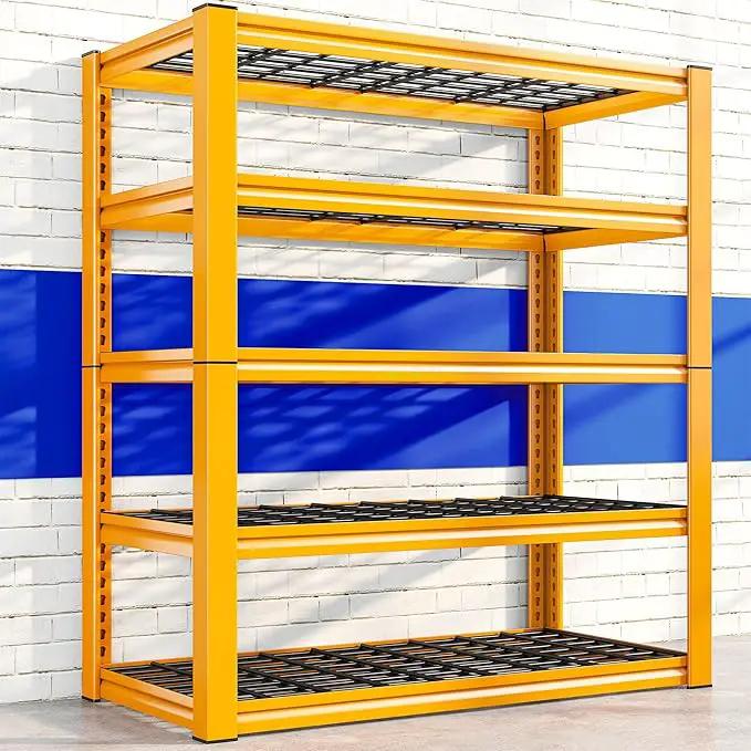 REIBII Garage Shelving Load 3000LBS, 5-Tier Storage Shelves, Adjustable Heavy Duty Metal Shelving Unit for Pantry, Basement, Warehouse, 72" H x 36" W x 16" D by GreenHaven Gardens
