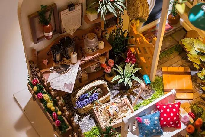 Rolife 1:20 Miniature House Kits-Tiny House Kit-DIY Miniature Dollhouse Kits for Adults-Model Building Craft Kits-Hobbies Gifts for Women and Men by GreenHaven Gardens