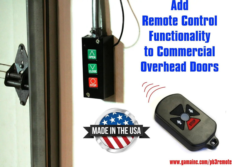 RF Remote Control System for Commercial Overhead Doors PB3-DRC by GreenHaven Gardens