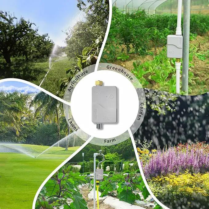 ECOWITT Smart Watering Timer Kit GW1208, Includes WFC01 Sprinkler Timer and GW1200 IoT Gateway, 915 MHz by GreenHaven Gardens