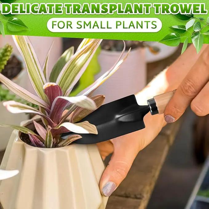 Hand Shovel for Gardening Trowel Garden Tool - 3Pcs Planting Tools Small Garden Rake Ergonomic Hand Tools Set Edging Shovel Indoor Plants Tools - Gardening Tools Heavy Duty Shovel Garden Tool Set by GreenHaven Gardens