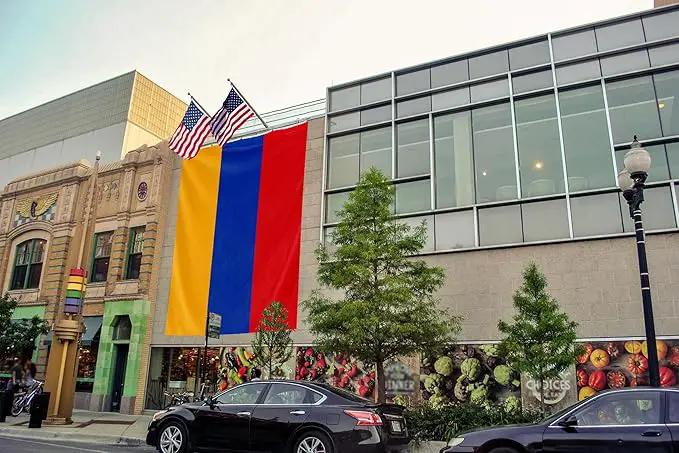 Armenia Extra Large Flag 12x18FT Giant Armenian National Polyester Flag With 5 Grommets For Patriotic Armenian Themed Festival Events Party Decoration(Armenia, 12x18FT) by GreenHaven Gardens